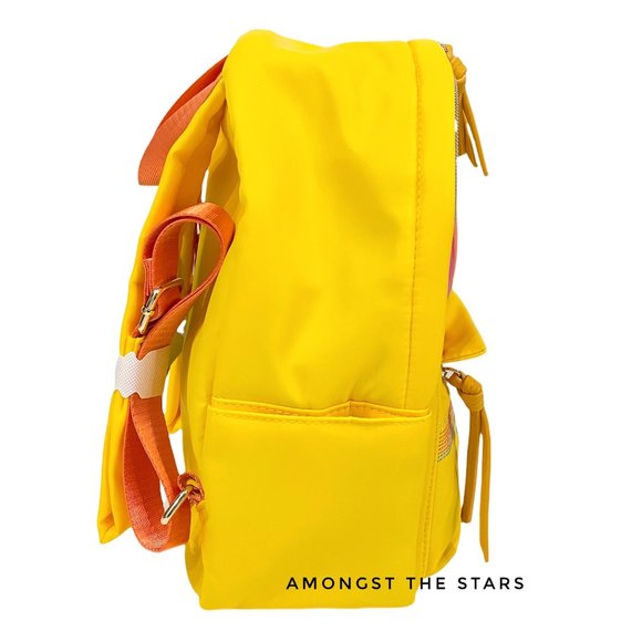 Disney Danielle Nicole Lilo & Stitch Ohana Means Family Yellow Backpack